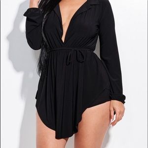 Black 2piece short set